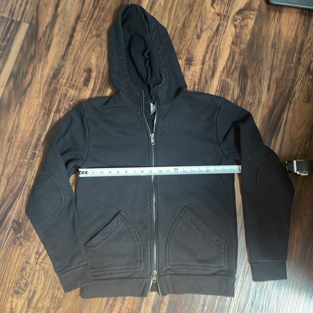 Men’s American Apparel Heavy Terry Black Hoodie-Medium